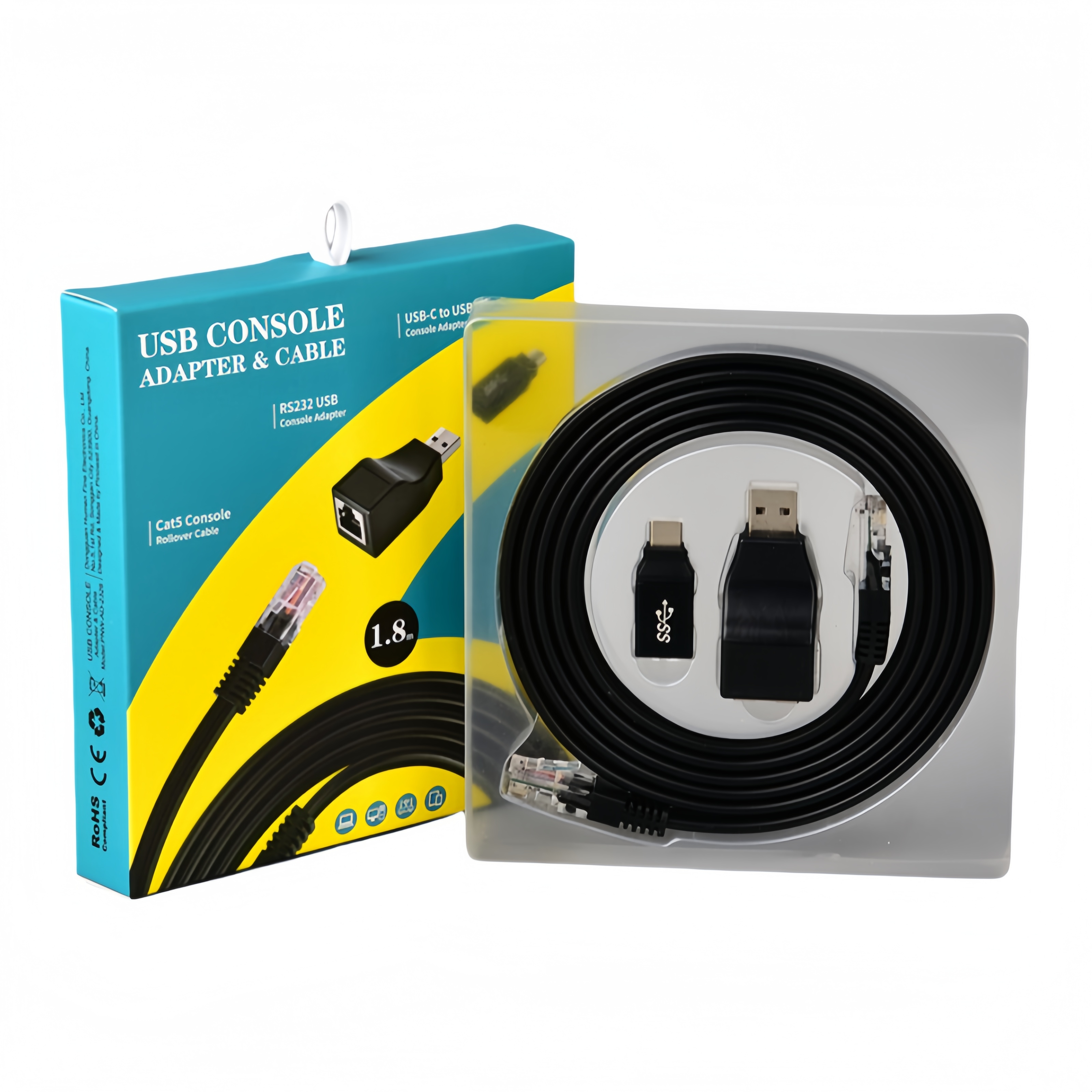 USB Console Adapter Cisco USB to RJ45 Serial Port Converter